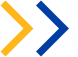 Blue and yellow arrow